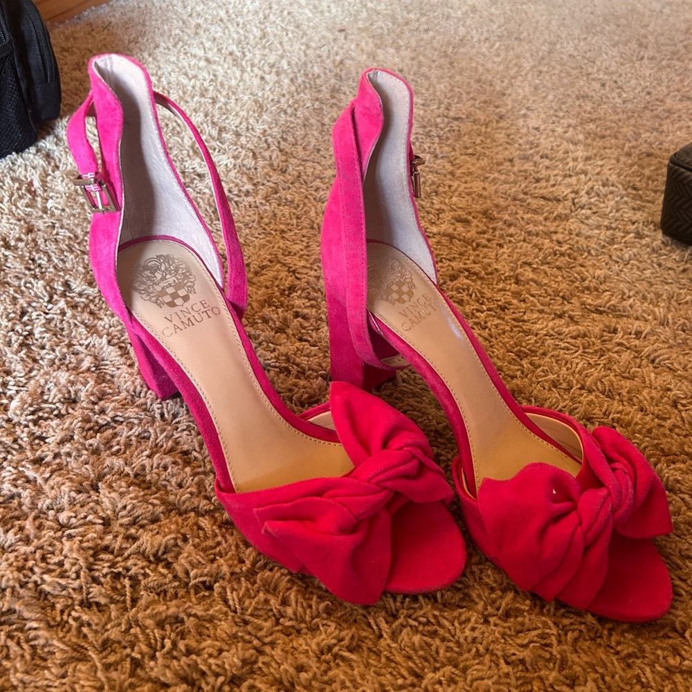 Vince camuto heels hot pink size 8.5 women's